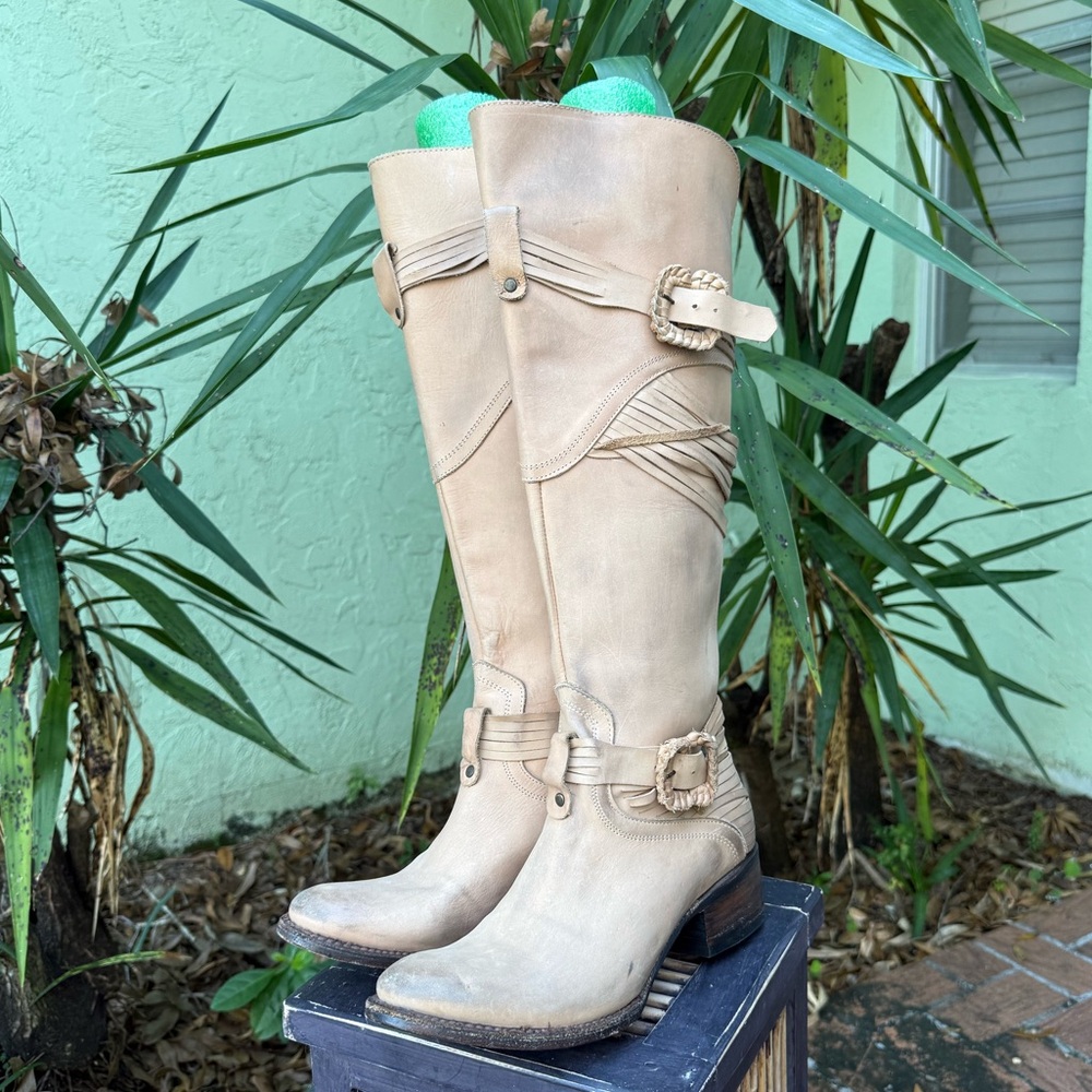 Freebird By Steven Stela Tan Knee Boot